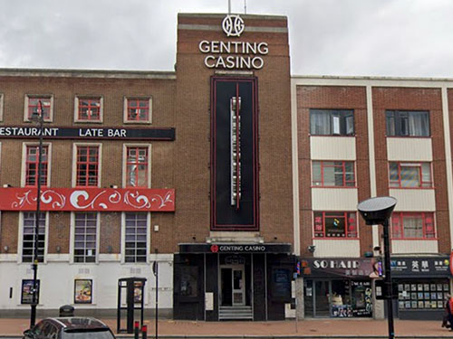 Exterior of the Genting Casino, Birmingham Chinatown