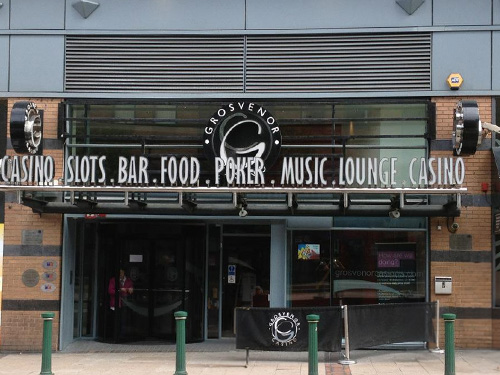 Entrance to the Fiveways Lesuire Complex Grosvenor Casino.