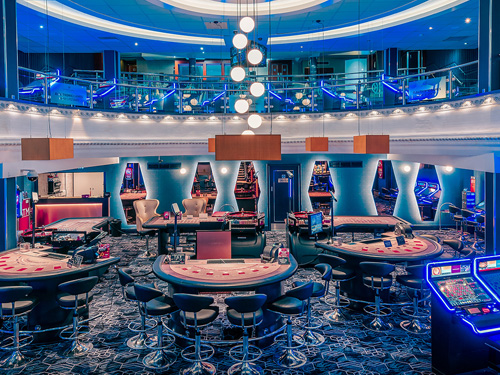 Interior of the Genting Casino on Yelverton Road, Bournemouth