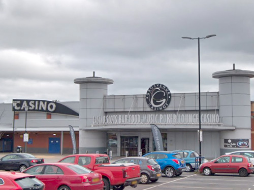 The exterior of the Grosvenor Casino, Ormrod Street, Bolton