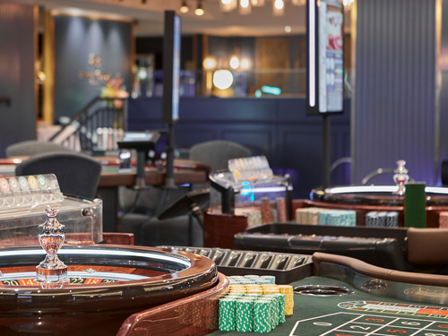 Interior view of the casino.