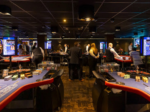 Interior shot of the casino.