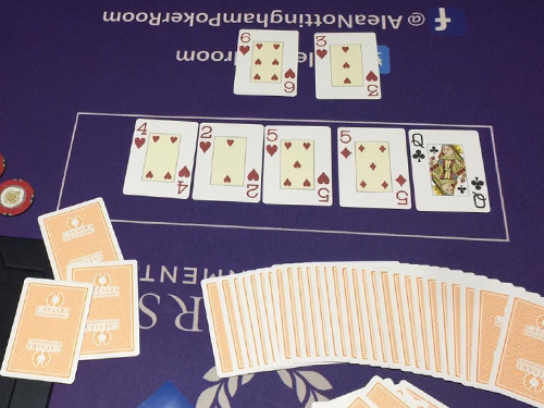 A winning hand on the poker tables at Alea Casino Nottingham, Upper Parliament Street