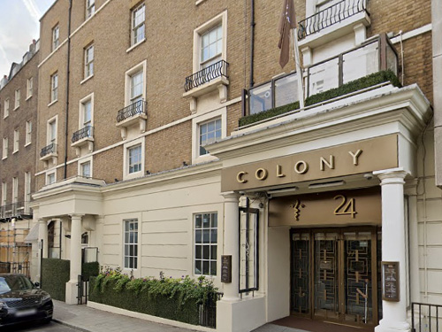 Exterior of the Colony Club Genting Casino London, Hertford Street