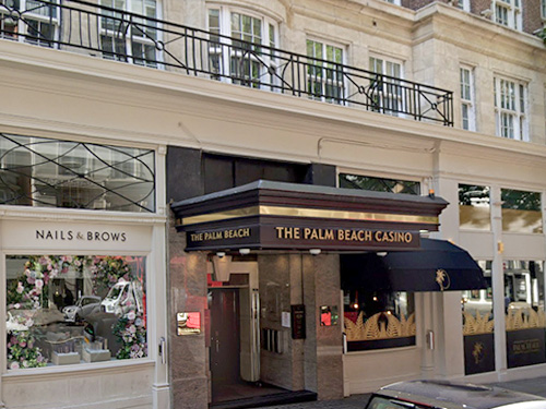 Exterior of the Palm Beach Genting Casino London, Berkeley Street