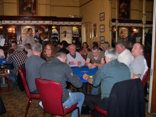 Card room at the Great Yarmouth Grosvenor Casino