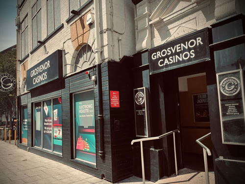The entrance to the Hull Grosvenor Casino