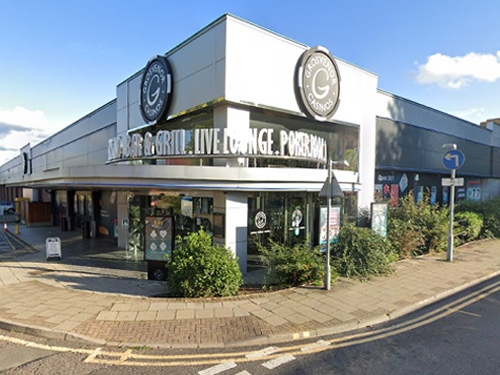 Exterior of the Grosvenor Casino Luton, Park Street West