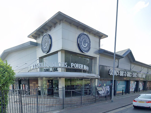 Exterior of the Grosvenor Casino Manchester, Bury New Road