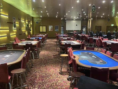 Interior of the Grosvenor Casino Manchester, Bury New Road