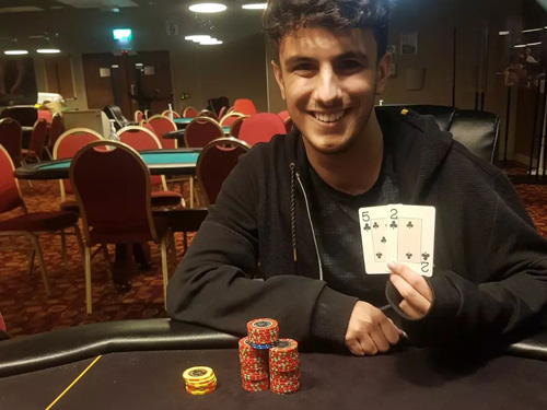 A winning hand in the Les Croupiers Cardroom, Cardiff
