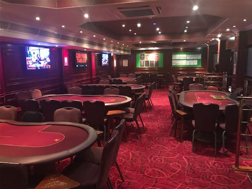 The card room at the Hull Napoleons Casino
