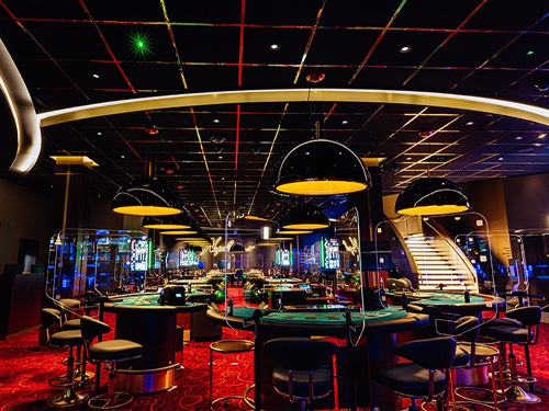 Inside the Napoleons Casino, Portland Street, Manchester