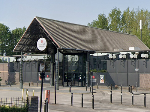Exterior of the Salford Genting Casino on Cromwell Road