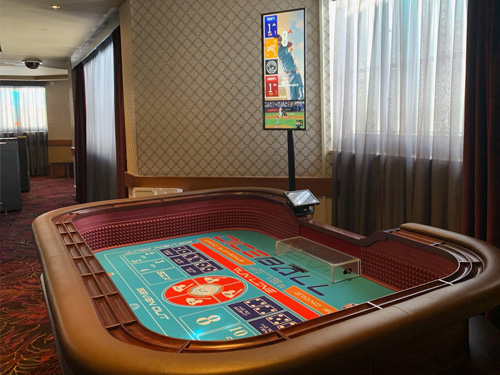 Dice Ball table at the Reading Central Grosvenor Casino, Queens Road