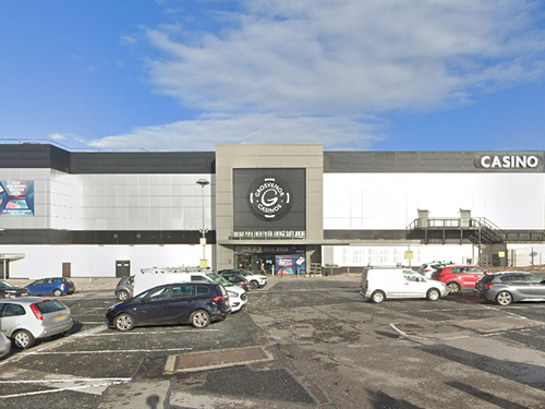 Exterior of the Sheffield Grosvenor Casino, Duchess Road