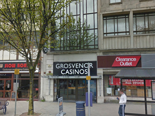 Exterior of the Swansea Grosvenor Casino on High Street