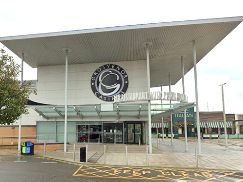 Exterior of the Thanet Grosvenor Casino on Margate Road